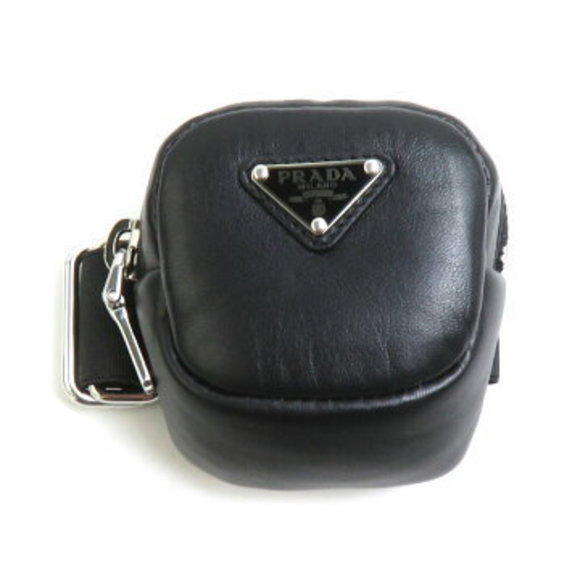 Prada arm pouch black leather rubber - Picture 1 of 5